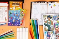 Comic Book Coloring Kits Image 4