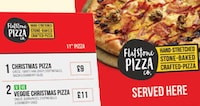 Festive Holiday Dinner Pizzas
