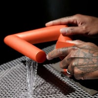 Abstract Industrial Faucet Designs Image 2