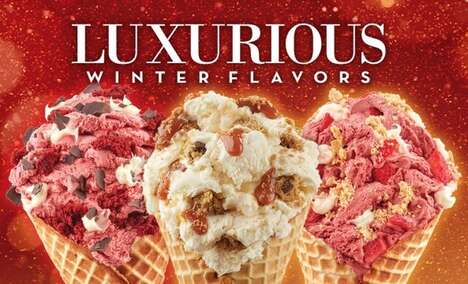 Seasonal Cake-Flavored Ice Creams