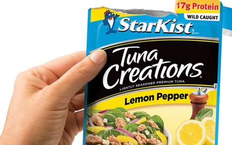 Convenient Seafood Protein Pouches