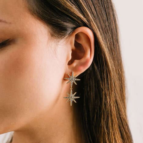 Festive Double-Drop Earrings
