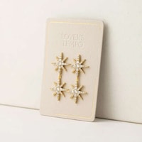 Festive Double-Drop Earrings Image 3