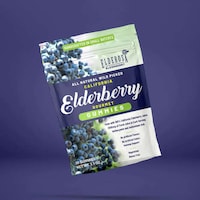 Concentrated Elderberry Gummies Image 2