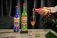 Hand-Painted Tequila Bottles Image 2