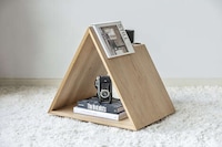 Abstract Triangular Side Tables