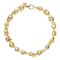 Sculptural Gold-Plated Jewelry