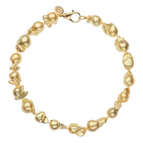 Sculptural Gold-Plated Jewelry