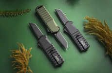 Tactical Titanium-Coated Pocket Knives