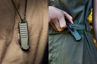 Tactical Titanium-Coated Pocket Knives Image 7