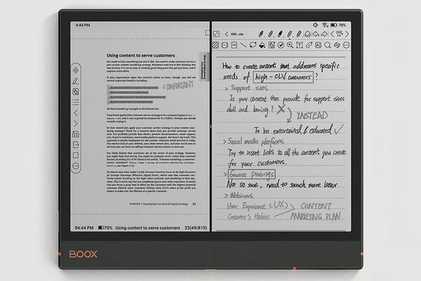 I think the Note Air 3 C has the best tactile writing experience out of all  Boox devices. : r/Onyx_Boox