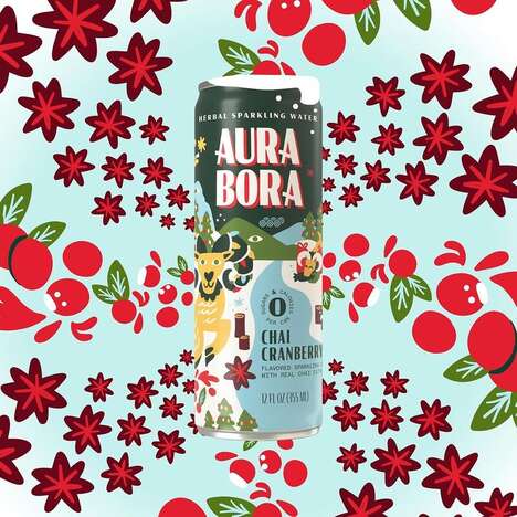 Festive Sparkling Berry Beverages