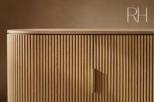 Premium White Oak Furniture: Restoration Hardware Debuts Byron Reeded ...