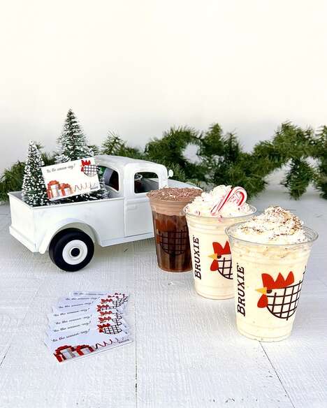 Candy Cane Milkshakes