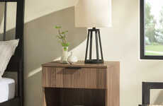 Scandinavian Reeded Nightstands