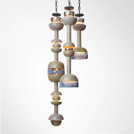 Futuristic Totemic Lighting Series