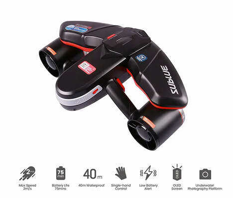 Dual-Motor Underwater Scooters