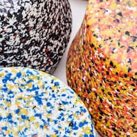 Colorful Sustainable Recycled Stools Image 2