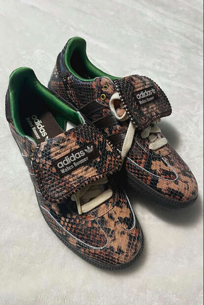 Stylish Snakeskin Sneakers