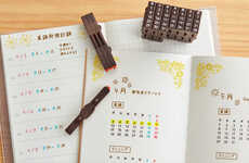 Customizable Journaling Calendar Stamps