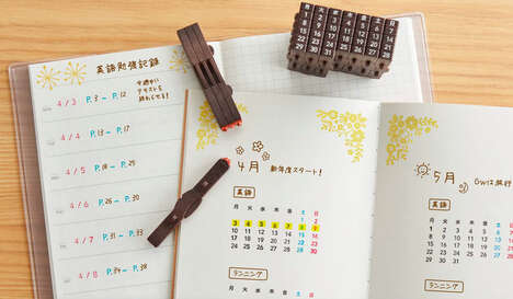 Customizable Journaling Calendar Stamps