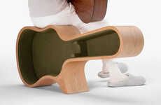 Guitar-Holding Benches