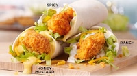 Hand-Breaded Chicken QSR Wraps Image 1