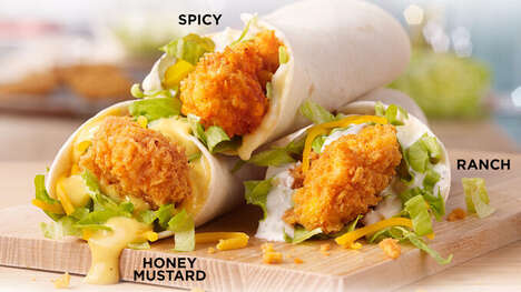 Hand-Breaded Chicken QSR Wraps