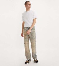 Miner-Inspired Denim Jeans Image 1