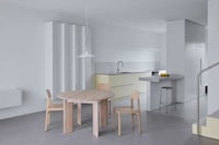 Pale Yellow Minimal Townhomes
