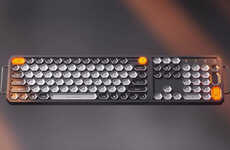 Modular Hexagonal Cap Keyboards