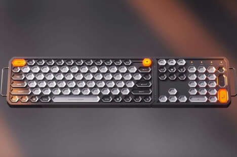 Modular Hexagonal Cap Keyboards