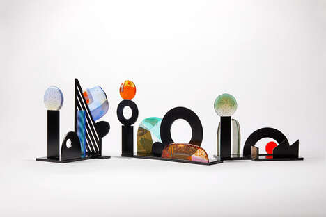 Intersecting Dimensional Art Sculptures