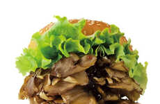 Loaded Maitake Mushroom Burgers