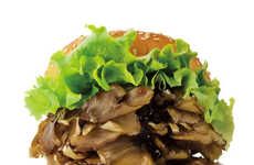 Loaded Maitake Mushroom Burgers