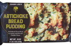 Artichoke Bread Puddings