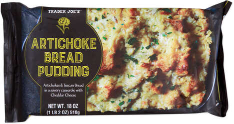 Artichoke Bread Puddings