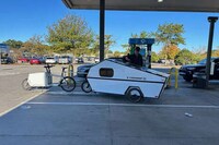 Angular Electric Bike Trailers Image 1