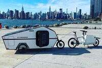 Angular Electric Bike Trailers Image 2