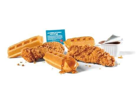 Convenient Chicken Waffle Meals