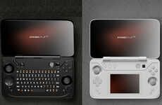 Flipped Handheld Gaming Devices