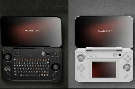 Flipped Handheld Gaming Devices