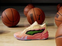 Peachy Basketball Sneakers Image 1