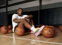 Peachy Basketball Sneakers Image 2