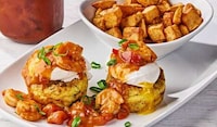 Shrimp Benedict Brunch Dishes