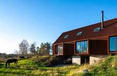 Pitched-Roof Family Farmhouses