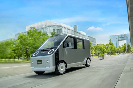 Puzzle-Inspired Electric Minivans