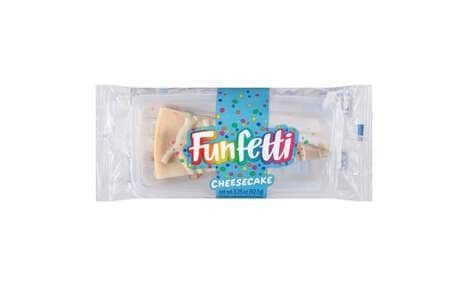 Single-Serve Confetti Cheesecakes