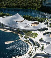 Water Flow-Inspired Art Buildings Image 3