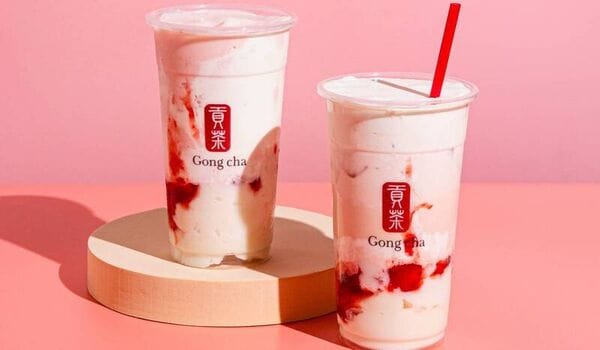 Almond Jelly Milk Teas